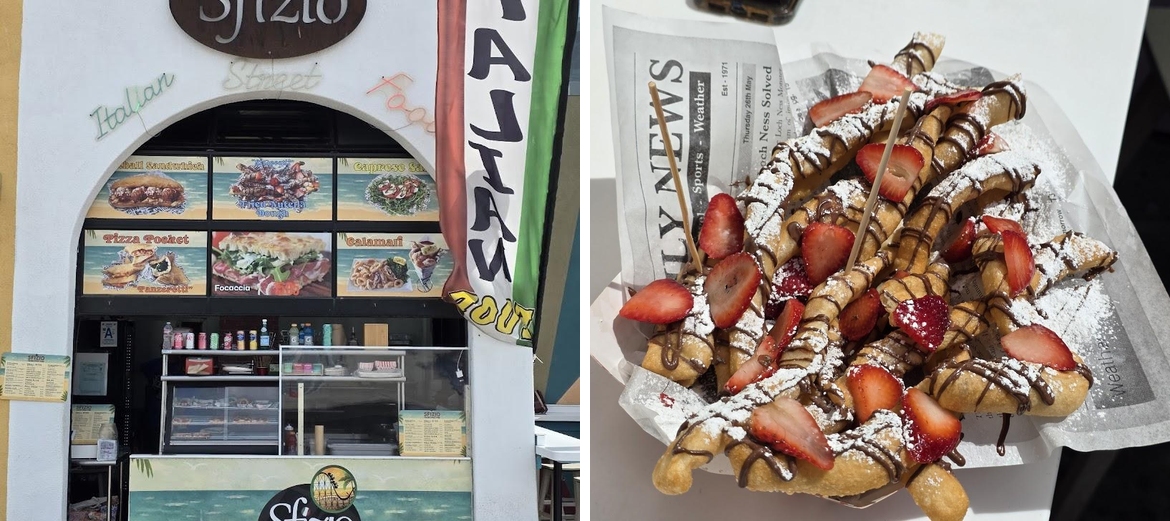 Sfizio Italian street food Menu
